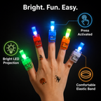 SpectraShine™ LED Finger Rings — Ignite Instant Wonder and Endless Halloween Smiles