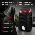 ZephyrGuard™ Slim RFID Wallet — Carry Confidence in a Sleek, Bulletproof Shield