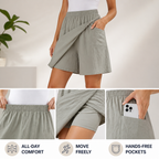 LumaFleX™ Wrap Skort — Move Freely, Feel Stunning, Stay Effortlessly Cool