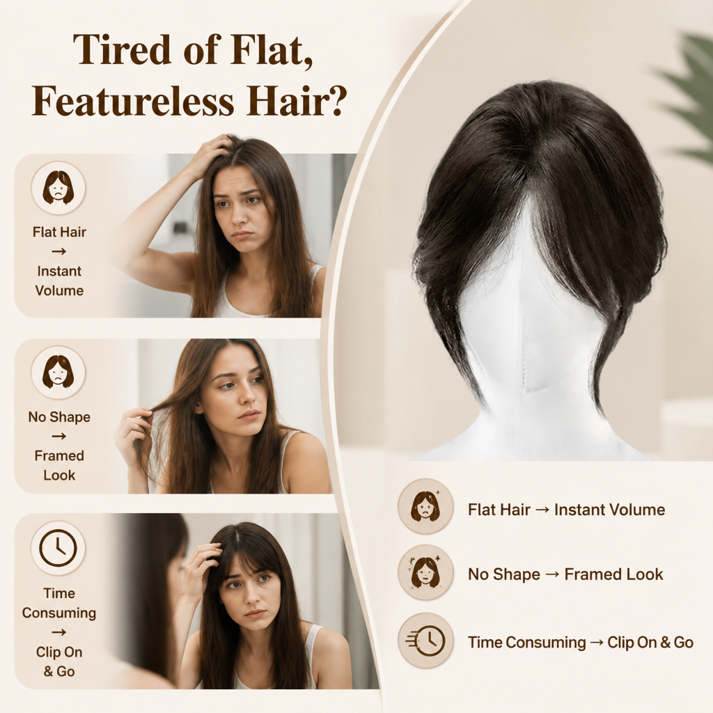 LuxeFringe™ — Instantly Frame Your Face with Luminous Volume and Effortless Style
