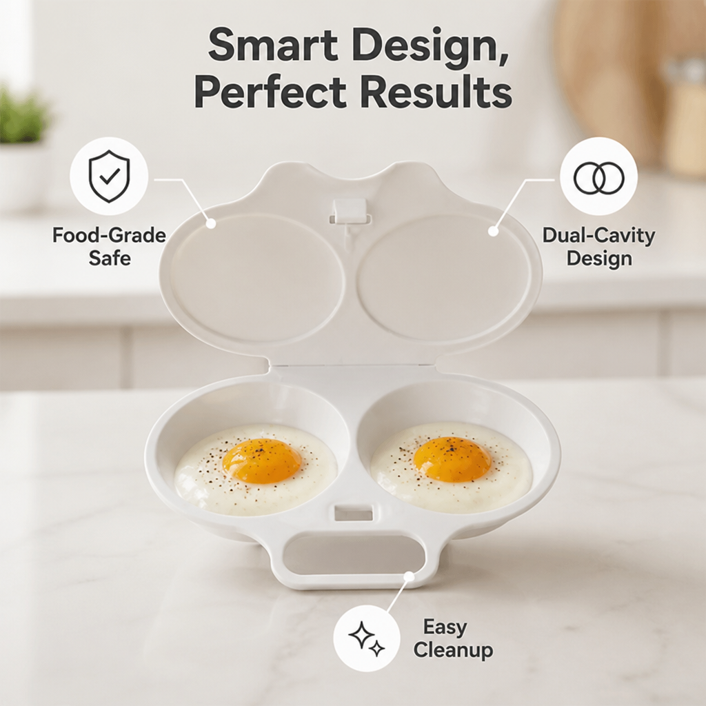 PowerPoach™ — Perfectly Steamed Eggs That Power Your Morning Without the Mess