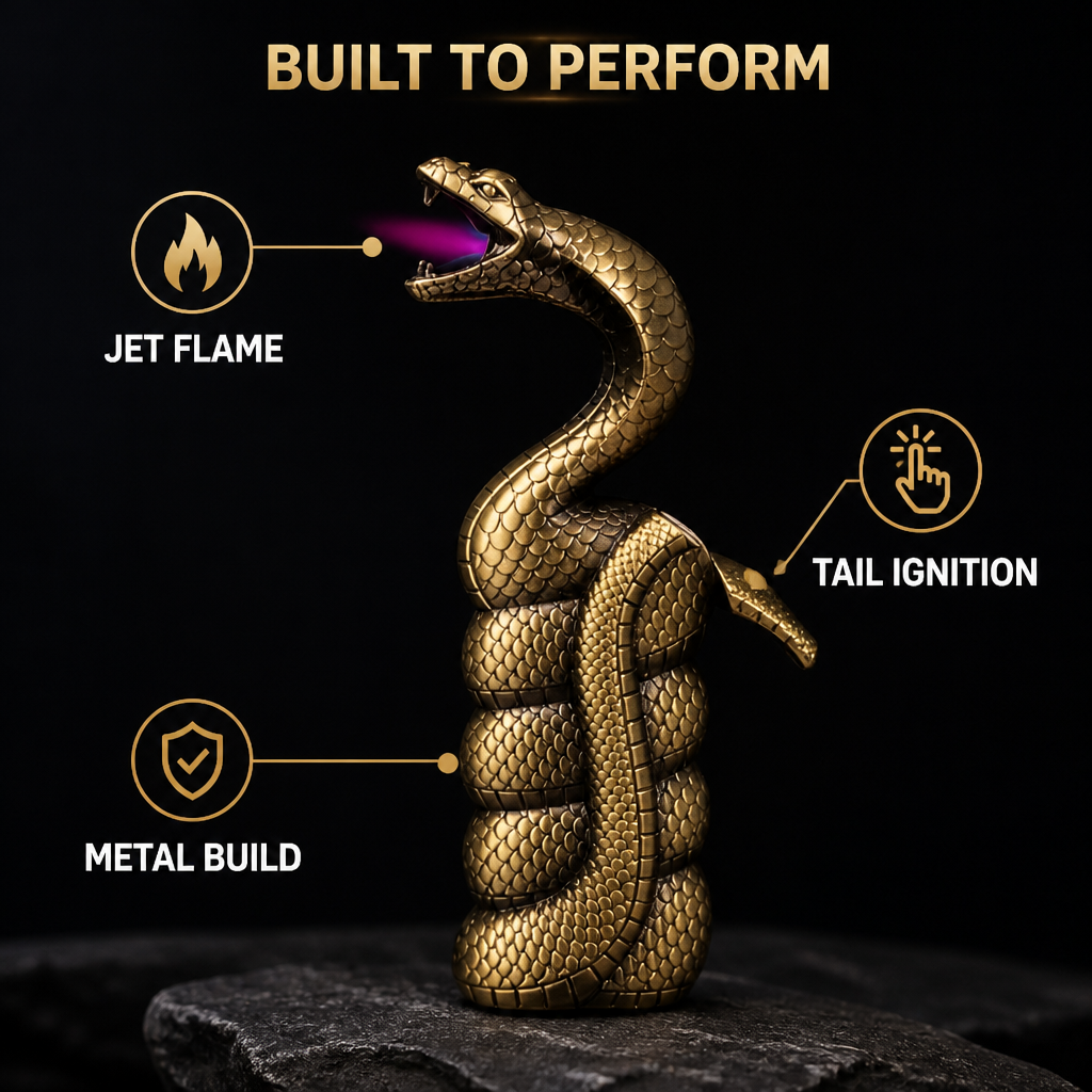 ViperFlame™ — Ignite Fierce Confidence with Every Bold Spark