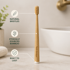 LumaPure™ — Glow with a Confident, Plastic-Free Smile That Cares for You and the Planet (10 pcs Boar & Horse Bristles)