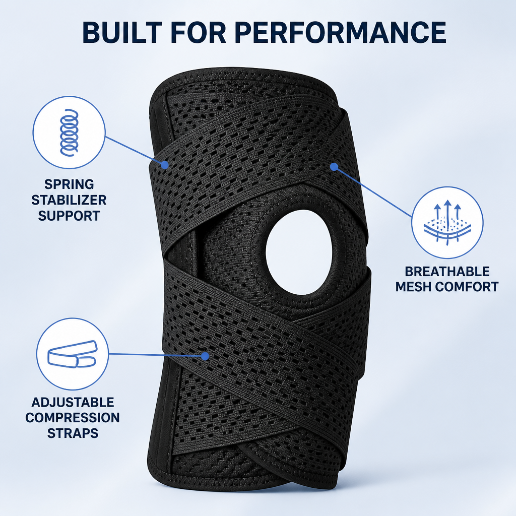 StrideSure™ — Lock in Rock-Solid Knee Strength and Move Fearlessly All Day