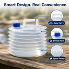 FoldSpring™ — Carry Camp Water Without Sacrificing Pack Space