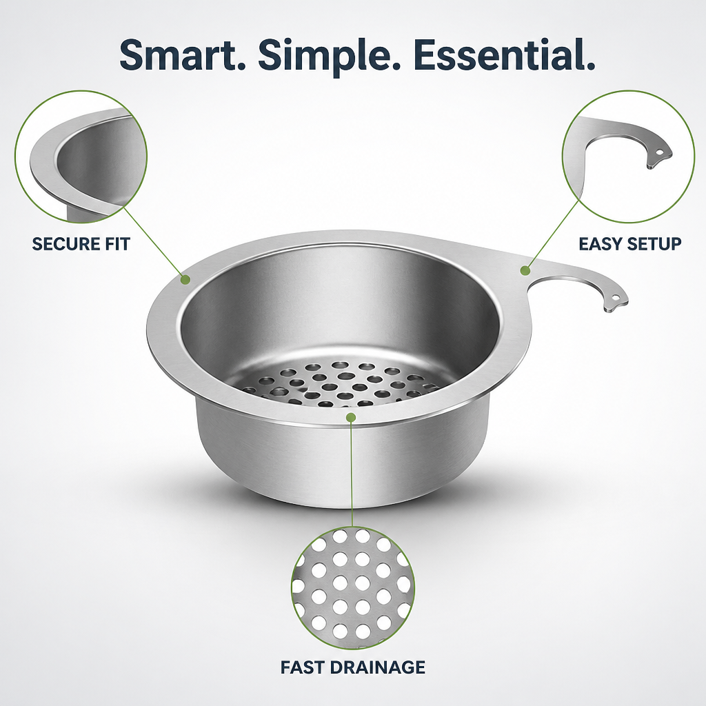 Aquarise™ SwanStrainer — Turn Your Sink Into a Stunning, Clog-Free Haven Instantly