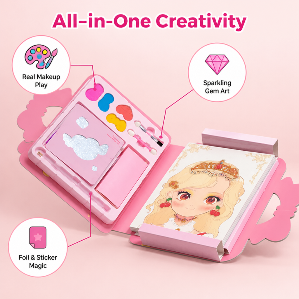 GlimmerPixie™ — Ignite Her Imagination with Sparkling, Screen-Free Glam Fun