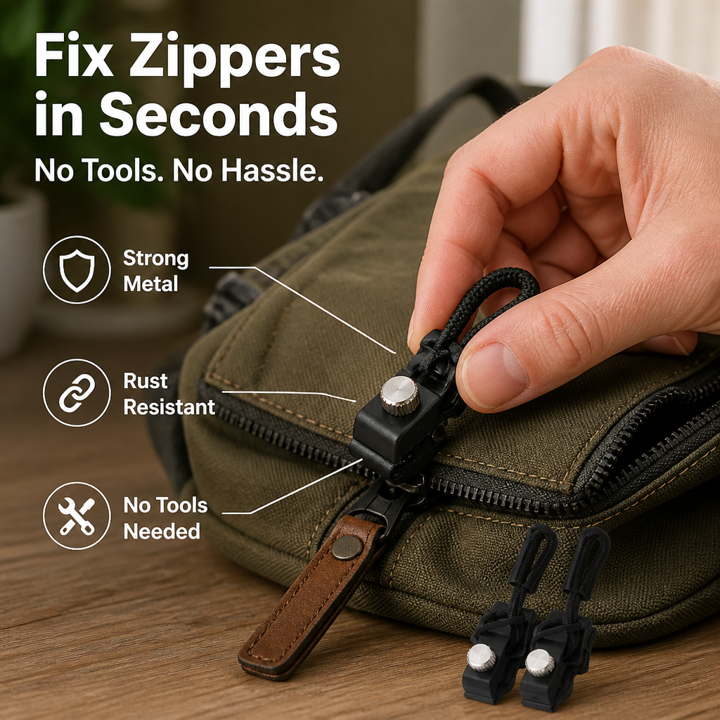 SwiftZip™ — Unlock Instant Freedom from Stuck, Broken Zippers Every Time