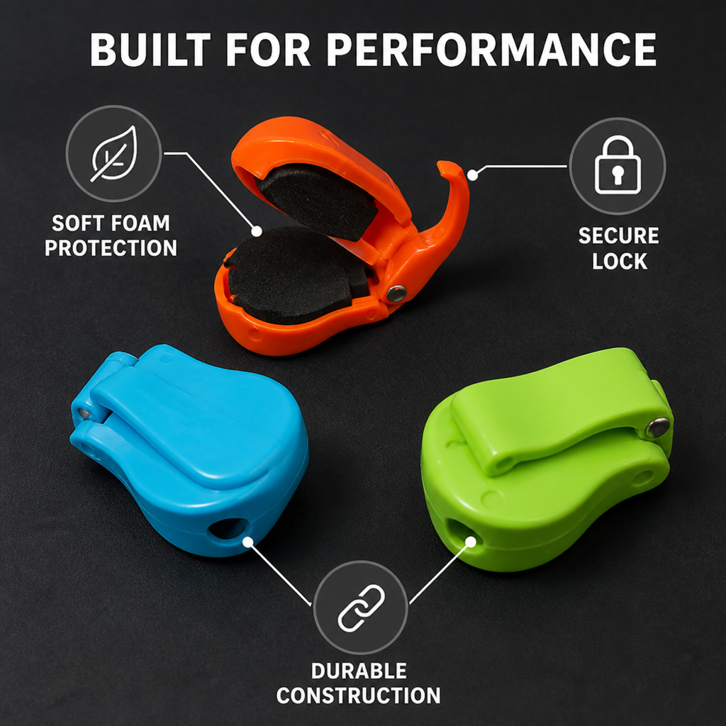 Strikora™ Rod Clips — Protect Your Gear with a Soft, Secure Hold That Lasts