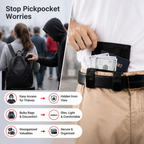 StealthGuard™ Travel Waist Pouch — Carry Your Valuables Securely, Invisibly, and Stress-Free Everywhere You Go