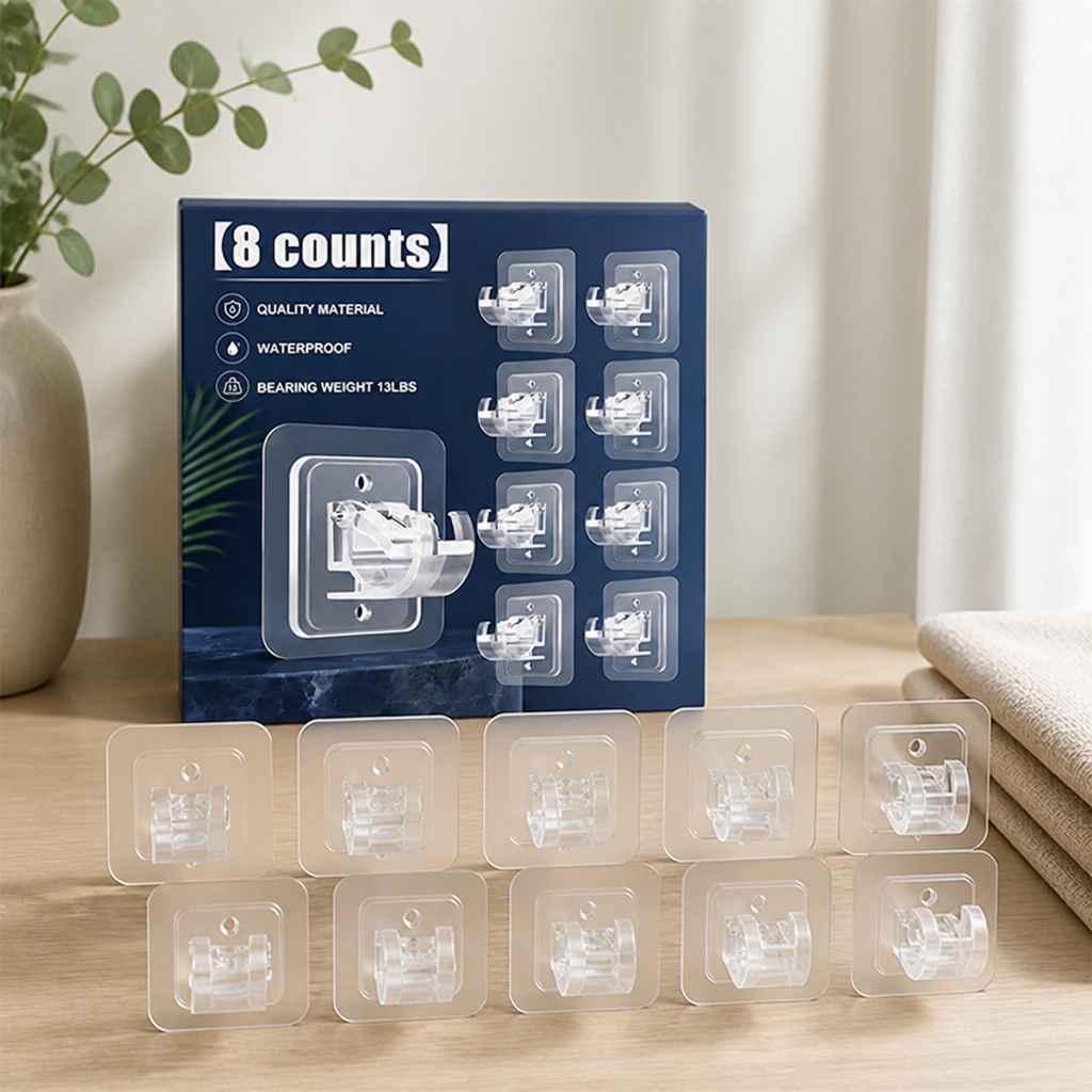 ClearMount™ — Make Your Curtains Float with Invisible Strength and Effortless Style