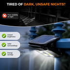 LumaSnap™ — Illuminate Your Nights with Effortless, Solar-Powered Security and Style
