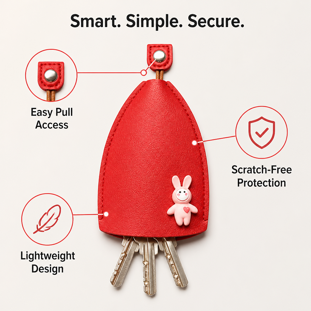 RambleEase™ — Effortless Key Access with Stylish Scratch-Free Protection