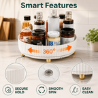 VivaTurn™ Rotating Storage Solution — Spin Stress Away and Find Everything Instantly