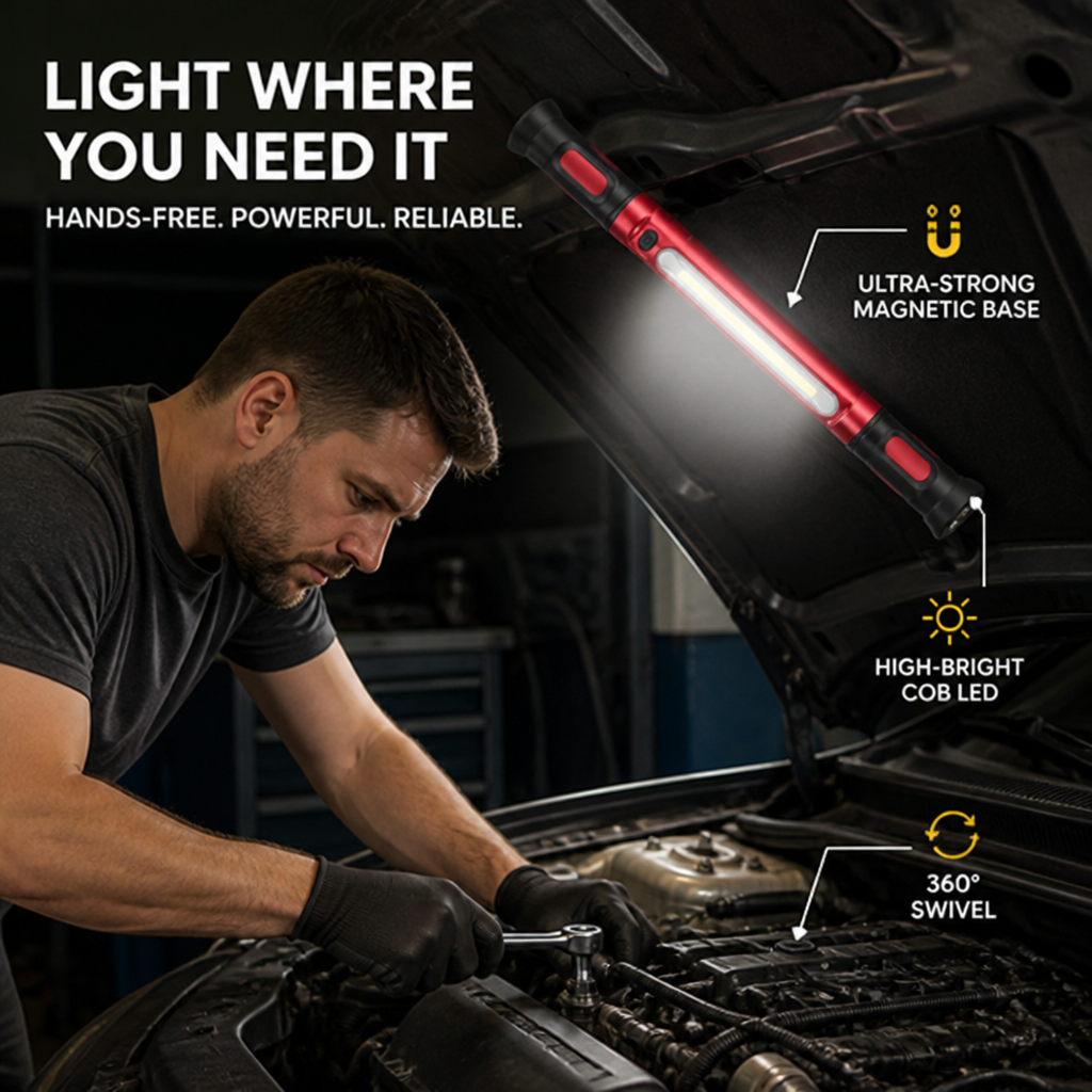 VantaBeam™ — Hands-Free Light That Saves Your Night and Powers Your Phone