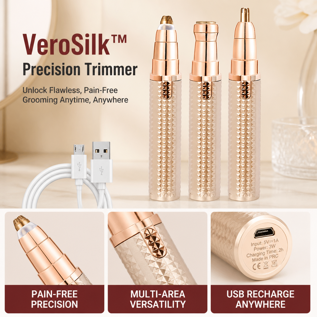 VeroSilk™ Precision Trimmer — Unlock Flawless, Pain-Free Grooming Anytime, Anywhere