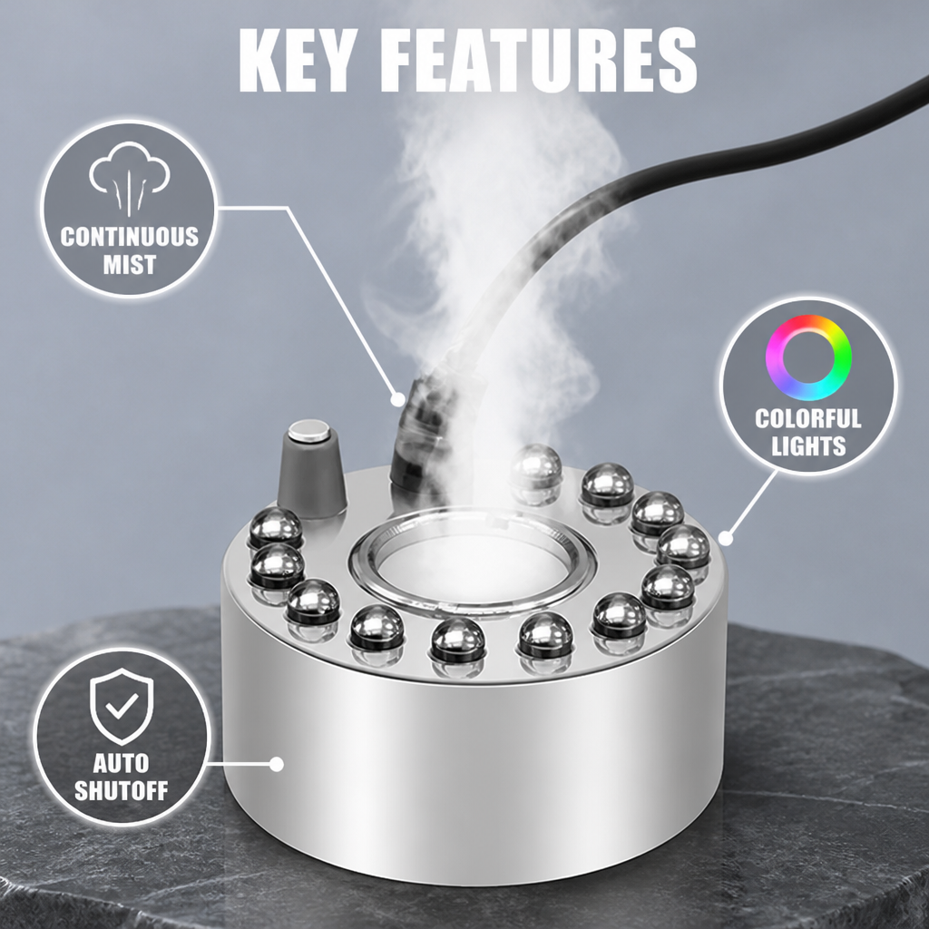 RamoraMist™ — Transform Your Space with Mesmerizing Mist and Color Magic