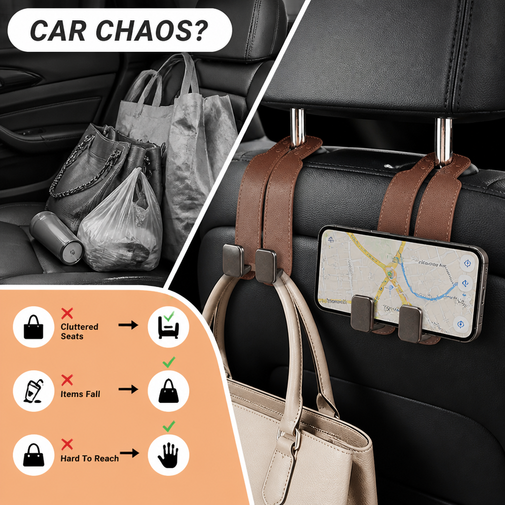 SwiftHang™ — Turn Your Car Chaos into Instant Calm and Spacious Style