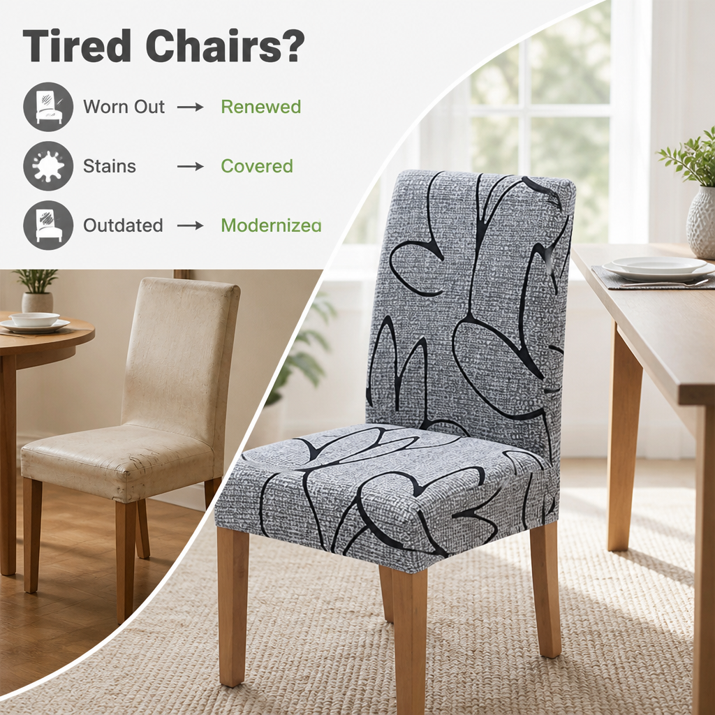VelvaFlex™ — Turn Old Chairs into Cozy, Head-Turning Comfort Zones Instantly