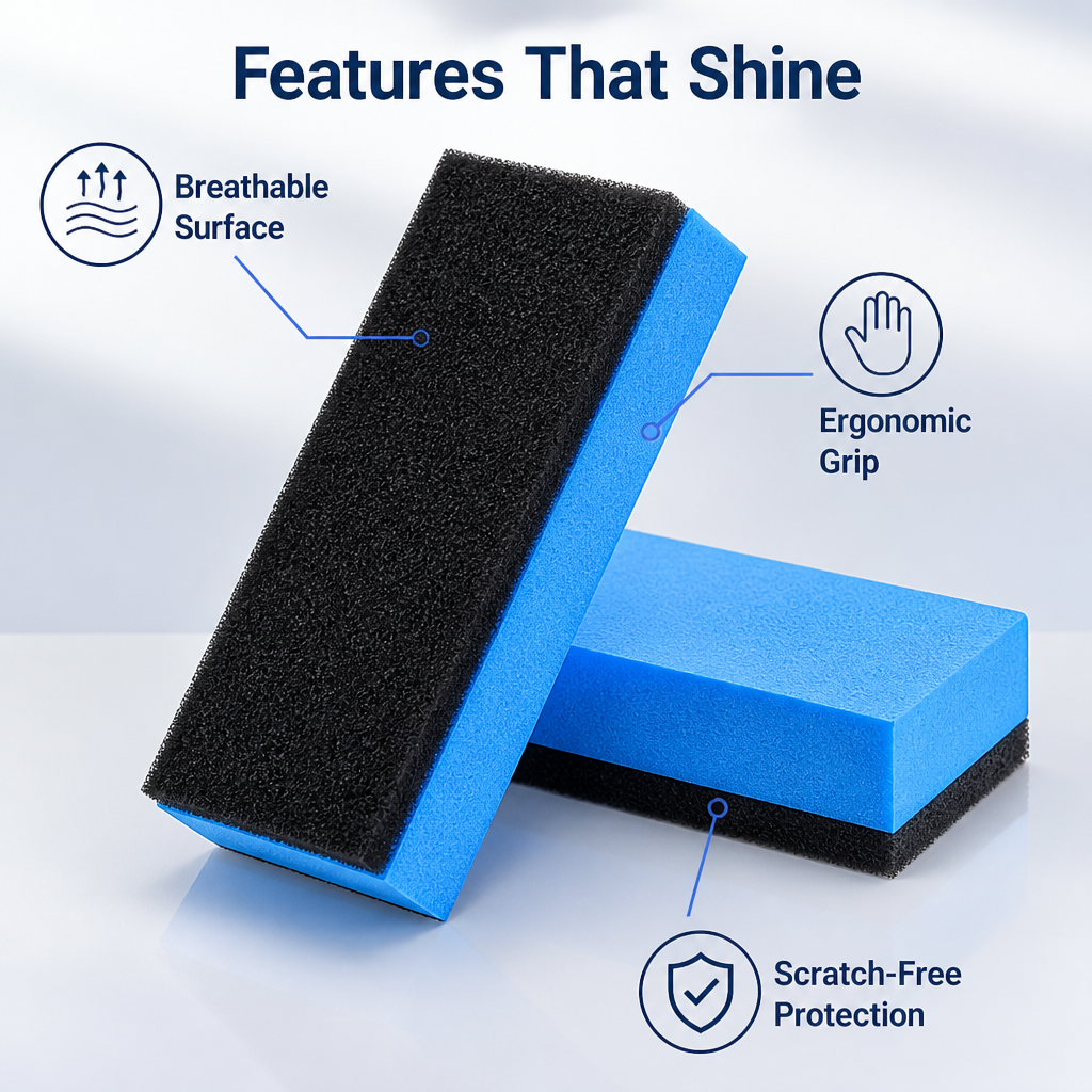 NovaShield™ Coating Sponges — Effortless Shine That Protects and Wows Every Time