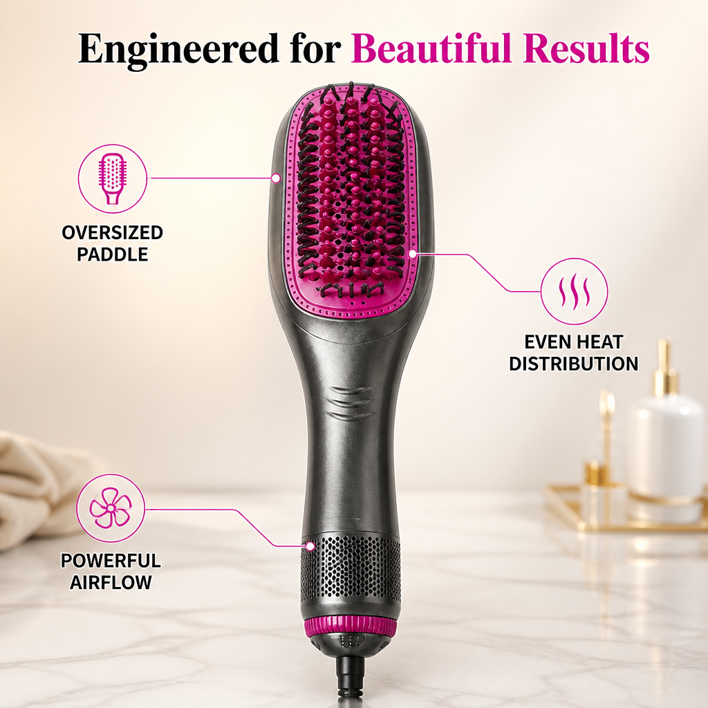 ViviaCurl™ Hot Air Styler — Unlock Salon-Worthy Volume and Shine in Minutes
