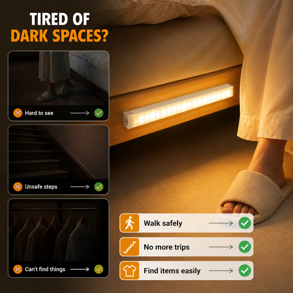 LumaSense™ Motion Glow — Lights That Welcome You Home, Hands-Free and Hassle-Free