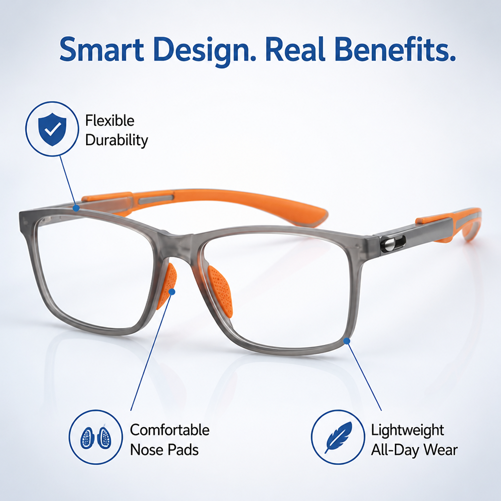 VistaLuxe™ Multifocal Glasses — Effortless, Sharp Vision That Moves With You