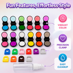 Chromara™ 12-Color Hair Chalk Kit — Ignite Your Look Instantly with Bold, Flawless Color That Dares to Shine