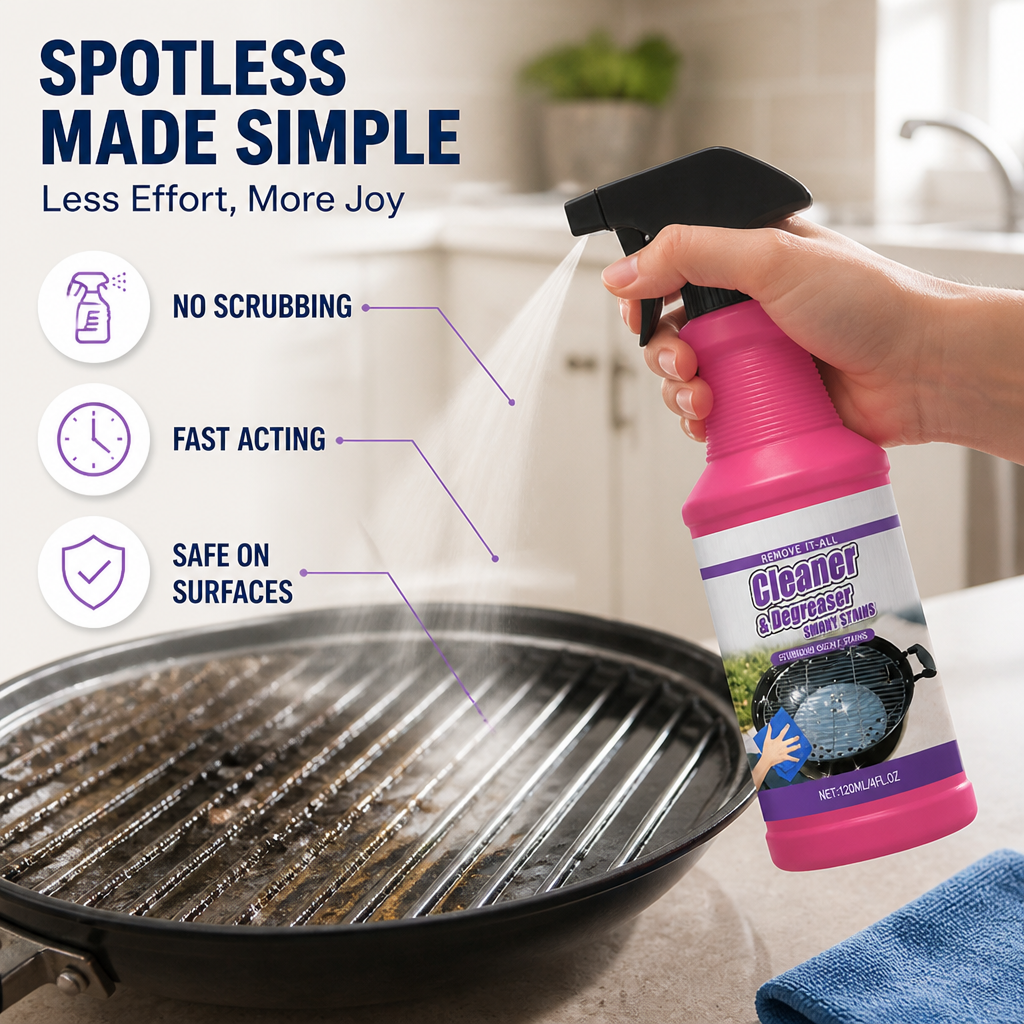 GleamSwift™ — Blast Away Grease Fast and Reclaim Your Time and Joy