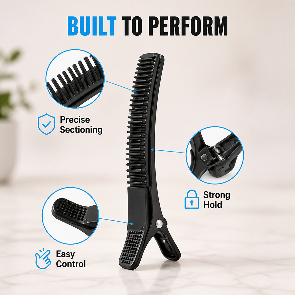 FlexiHold™ Hair Clips — Take Command of Every Strand with Rock-Solid Grip and Effortless Precision