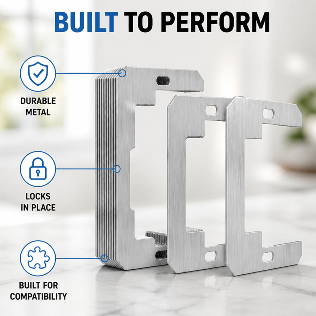 FlushAlign™ — Give Recessed Outlets a Cleaner, More Finished Look Without Reworking the Wall