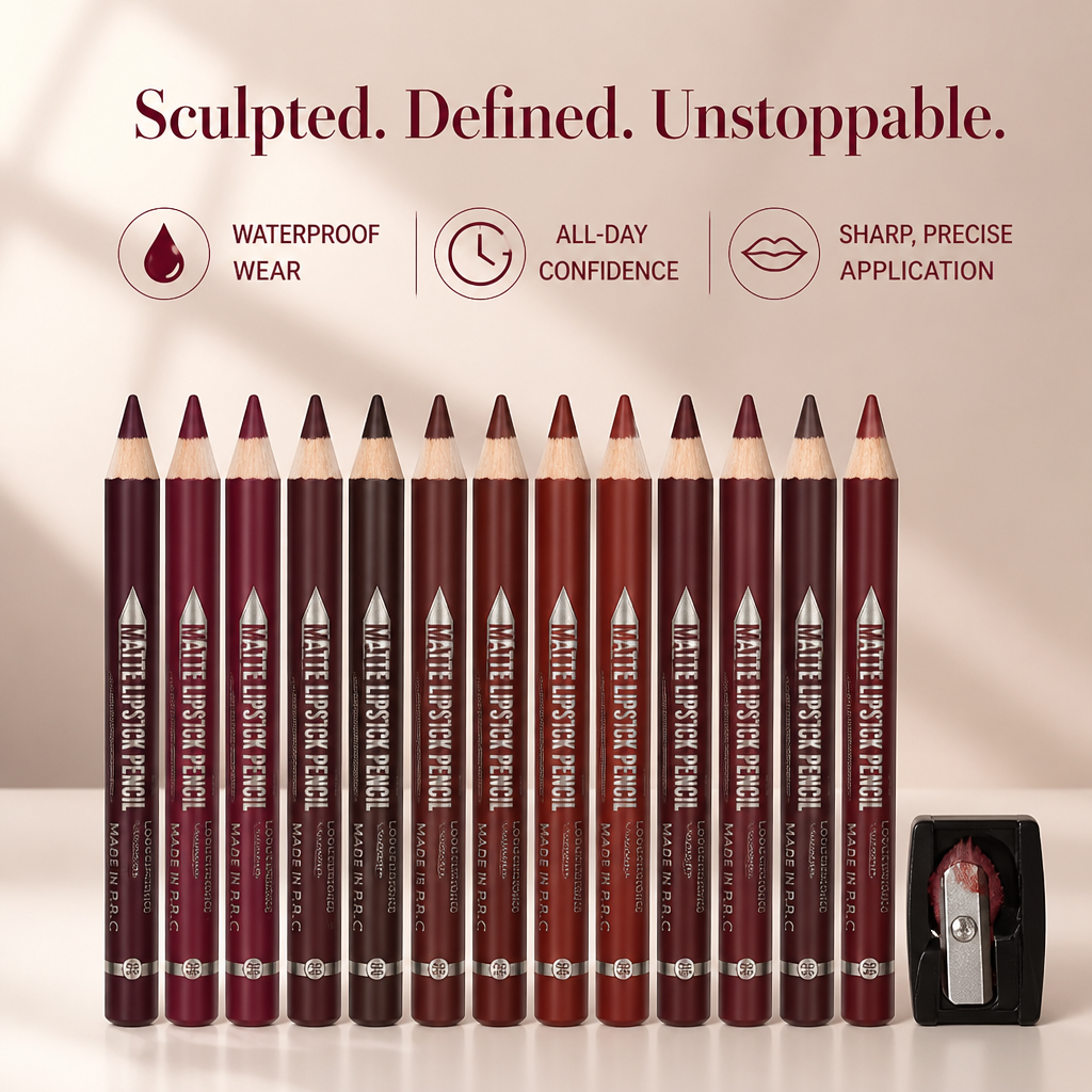 VivaCurve™ 12-Piece Matte Lip Sculpting Set — Unleash Bold, All-Day Confidence with Perfectly Defined Lips