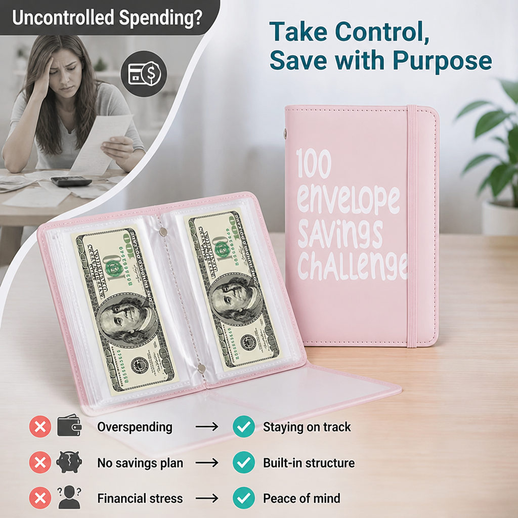 Savvelope™ — Turn Saving Money Into a Fun Challenge You Will Finish
