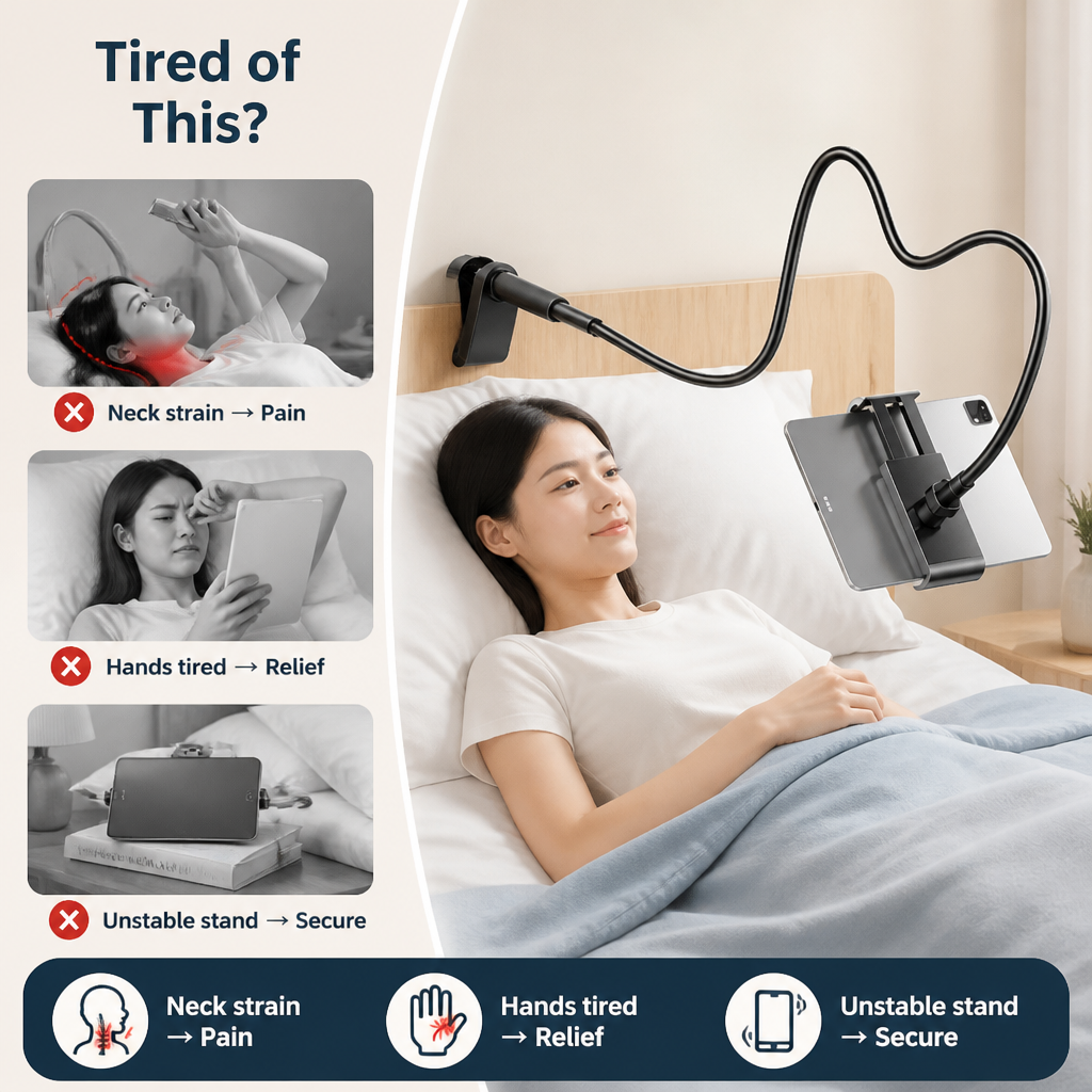 FlexiNest™ — Enjoy Total Hands-Free Comfort and Perfect Viewing Every Time