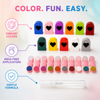 HueBurst™ Temporary Hair Chalk Set — Ignite Your Child’s Sparkling Imagination Instantly