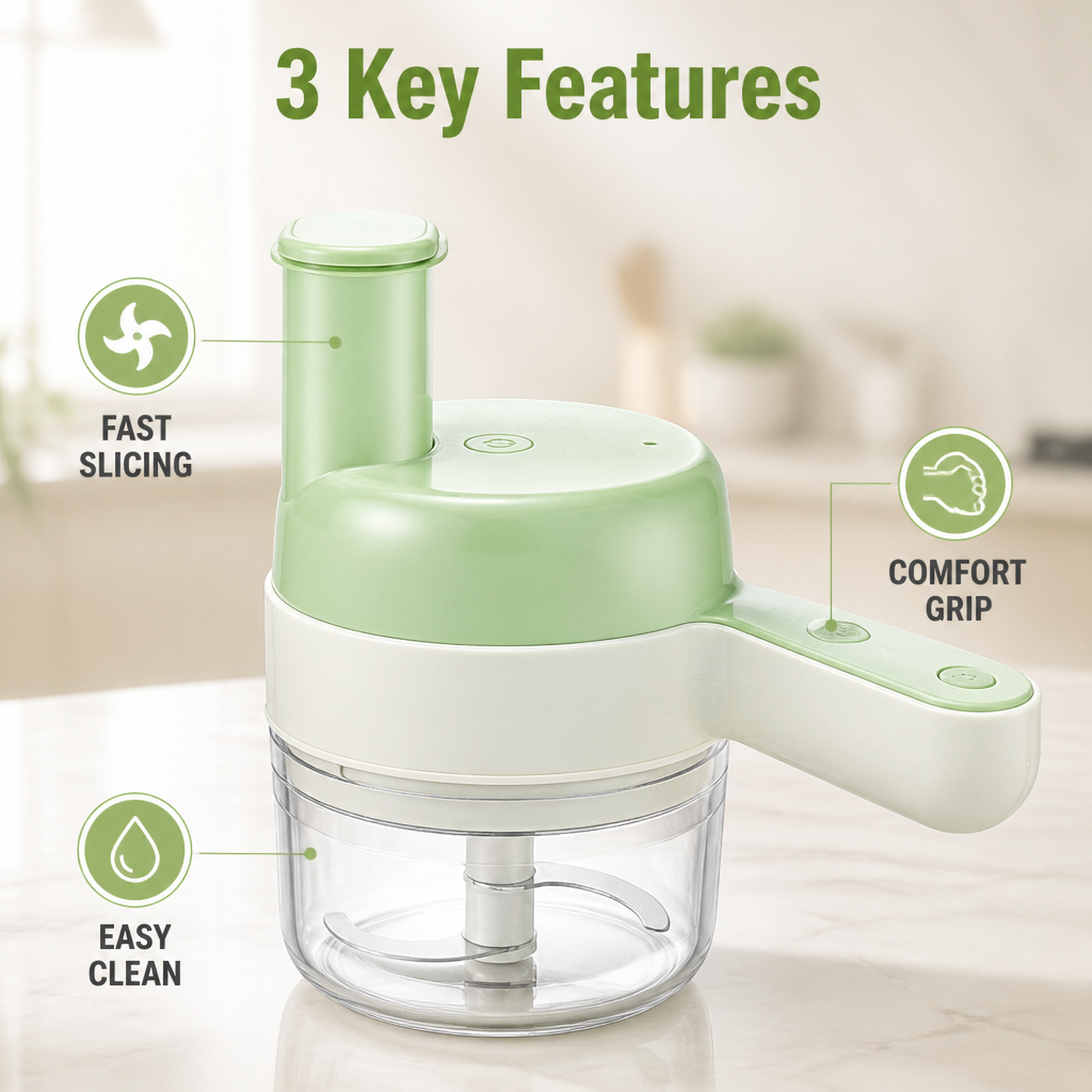 Slicera™ — Effortless Meal Prep That Saves Time and Energizes Your Kitchen