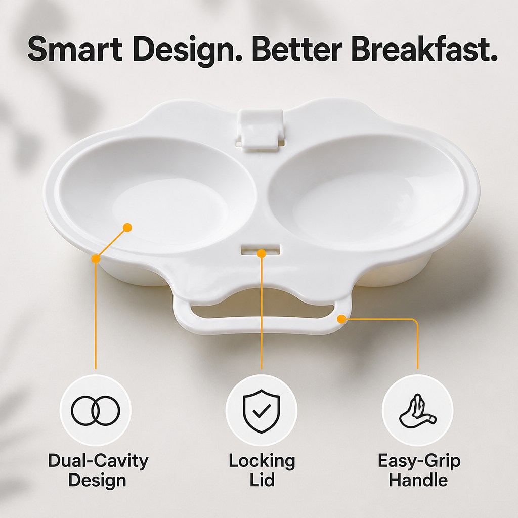SolaraSteam™ — Power Your Mornings with Perfectly Steamed, No-Mess Eggs in Minutes