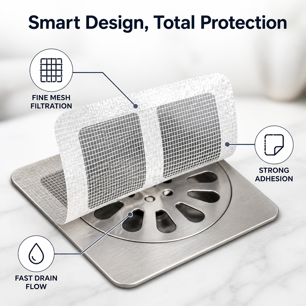 PureGuard™ Drain Shields — Keep Your Drains Pristine and Pest-Free Without Lifting a Finger