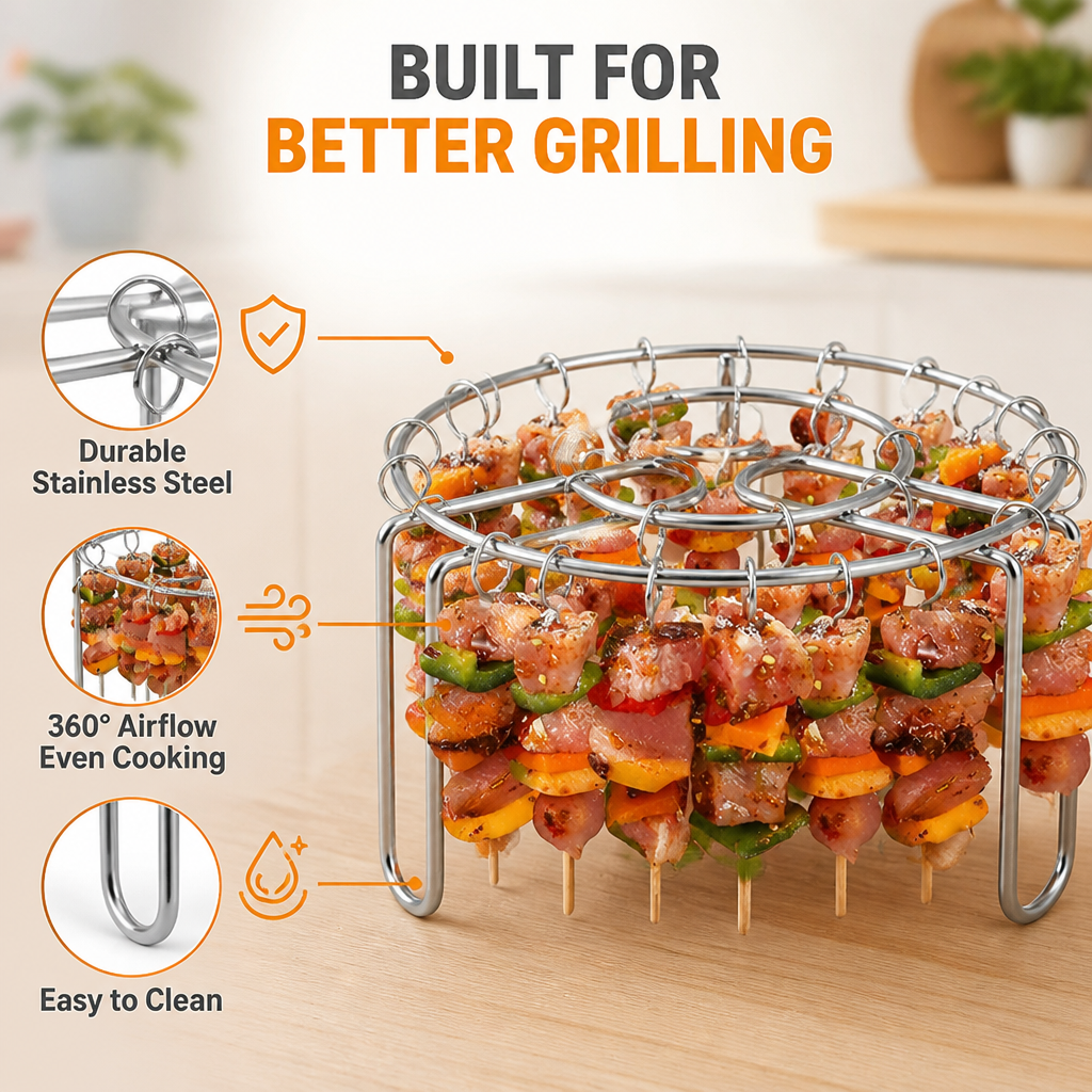 BlazeRise™ — Unlock Juicy, Flavor-Packed Skewers That Steal Every Show