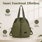 VioraLuxe™ Drawstring Tote Backpack — Carry More, Stress Less, Look Effortlessly Stunning