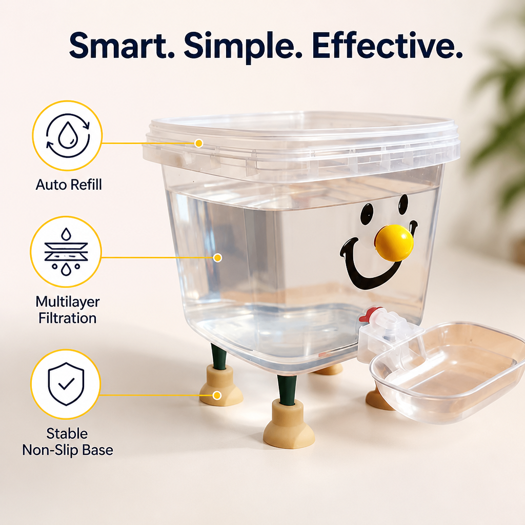 AquaNest™ — Keeps Your Pet Energized with Pure, Hassle-Free Hydration