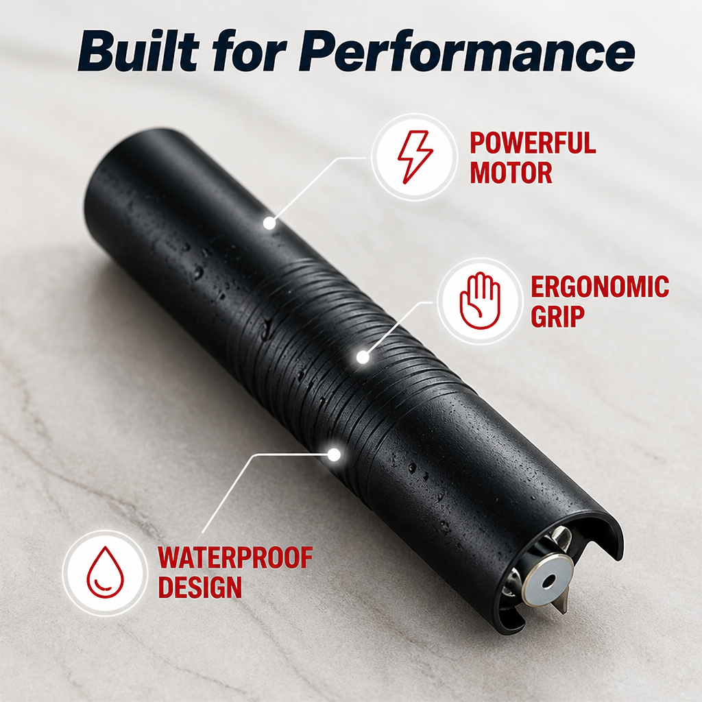 MarinFlick™ — Blast Through Fish Scales Fast and Effortlessly Every Time