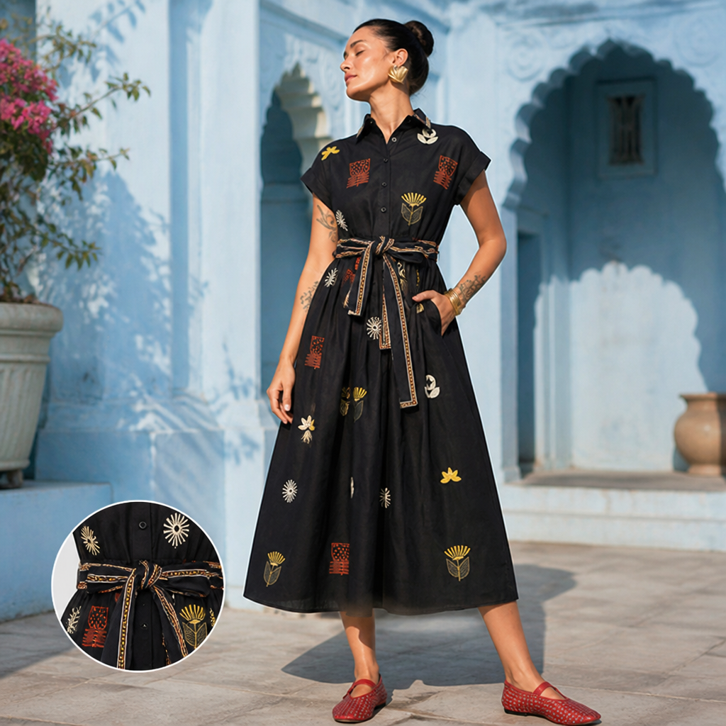 SolariMist™ Shirt Dress — Radiate Cool Comfort and Effortless Summer Style