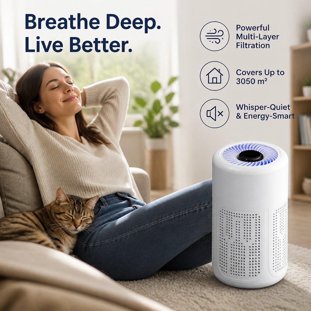AirAura™ — Breathe Pure Freedom and Live Allergy-Free Every Day