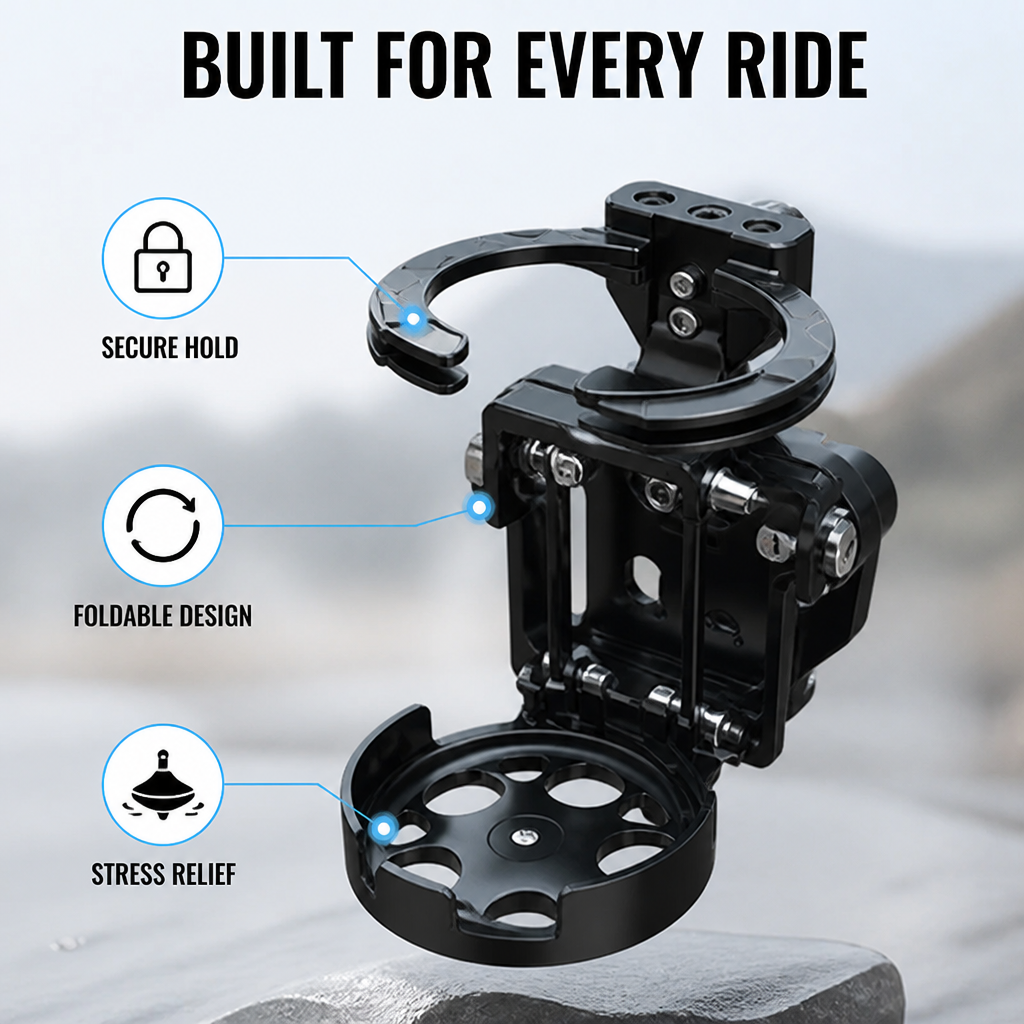 RideNest™ — Ride Fearlessly with a Bottle That Never Lets Go
