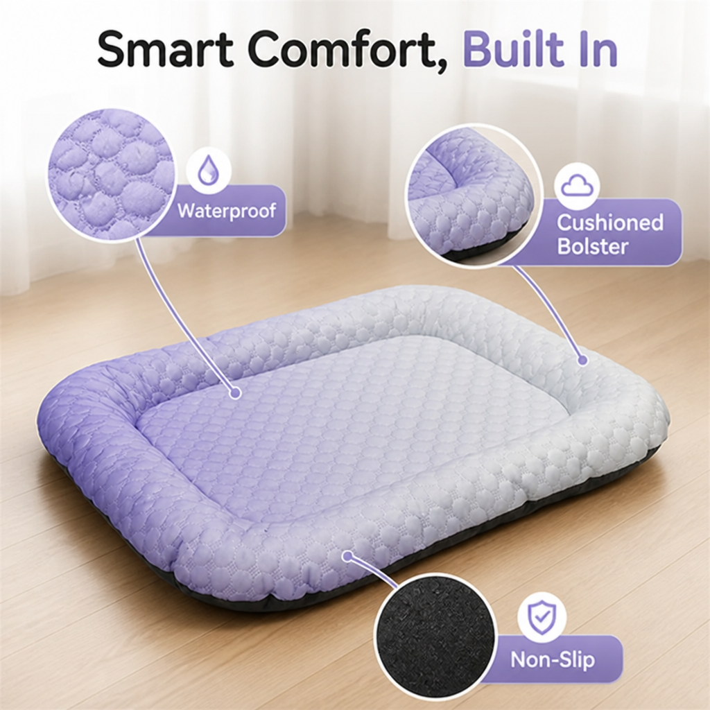 FrostPaw™ Cooling Gel Mat — Instant Chill Comfort That Keeps Your Pet Happy All Day
