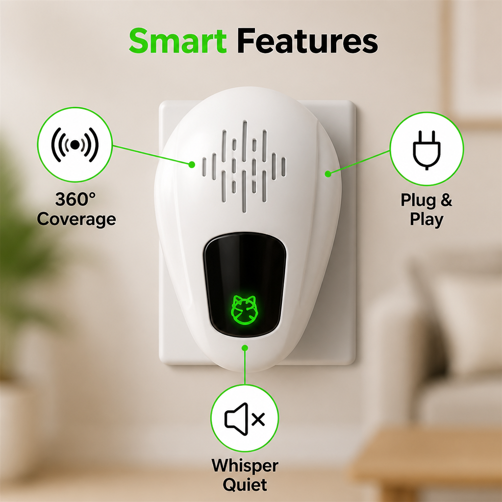 VibeGuard™ — Quietly Lock Out Pests and Reclaim Restful Nights