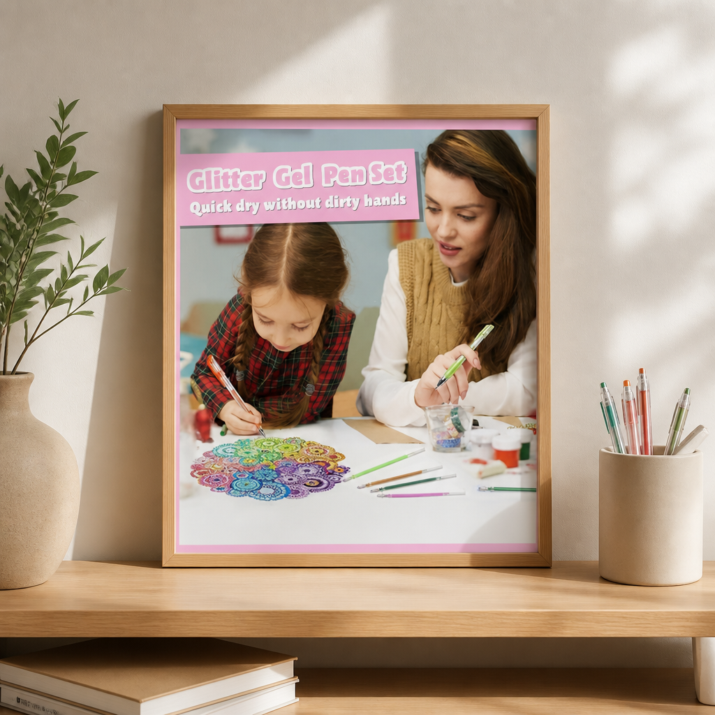 SparkAura™ Gel Pen Set — Ignite Your Creativity with Smooth, Dazzling Color That Lasts