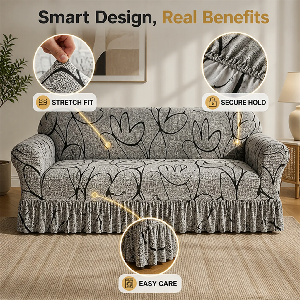 RamonaLuxe™ — Wrap Your Sofa in Flawless Elegance That Feels Made Just for You