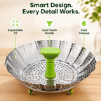 SteraFlex™ Steamer Basket — Unlock Flawless Flavor and Effortless Kitchen Confidence